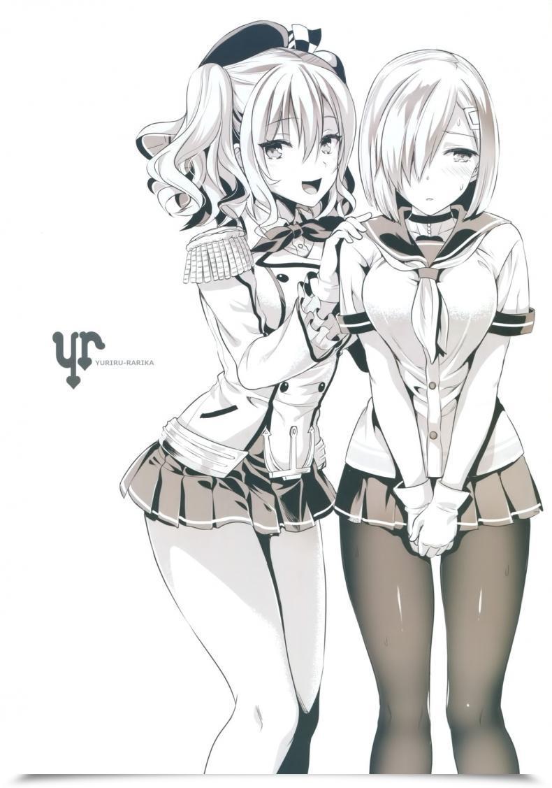Doujin C91 Yuriru-Rarika Kojima Saya, Lazu Gohoushi Tantou No Kashima To Hamakaze Desu | Servicers Kashima And Hamakaze Kantai Assortment -Kancolle- โดจินแปลไทย 67