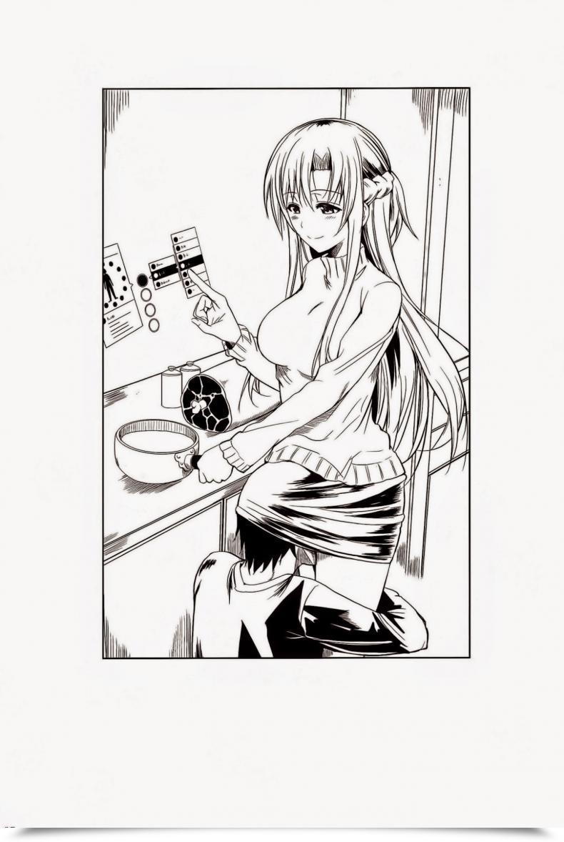 Doujin Shoot The Moon Fuetakishi Honeymoon On A Floating Fort Sword Artwork On-Line โดจินแปลไทย 53