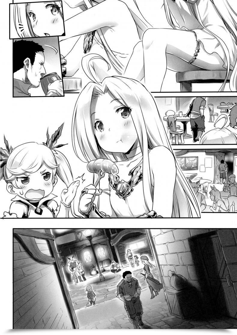 Doujin C93 Asgo Zanzi Karada O Ulyria | Lyria'S Prostitution Granblue Fantasy โดจินแปลไทย 5