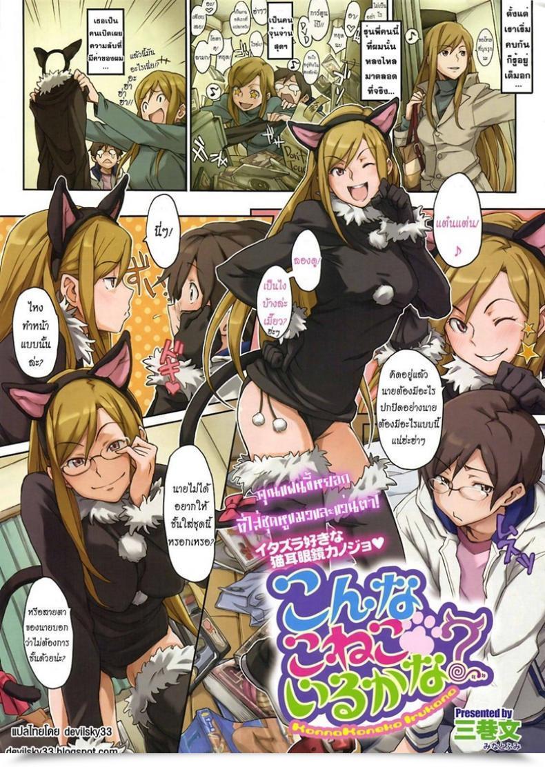 Doujin Minato Fumi Konna Koneko Irukana!? โดจินแปลไทย 41