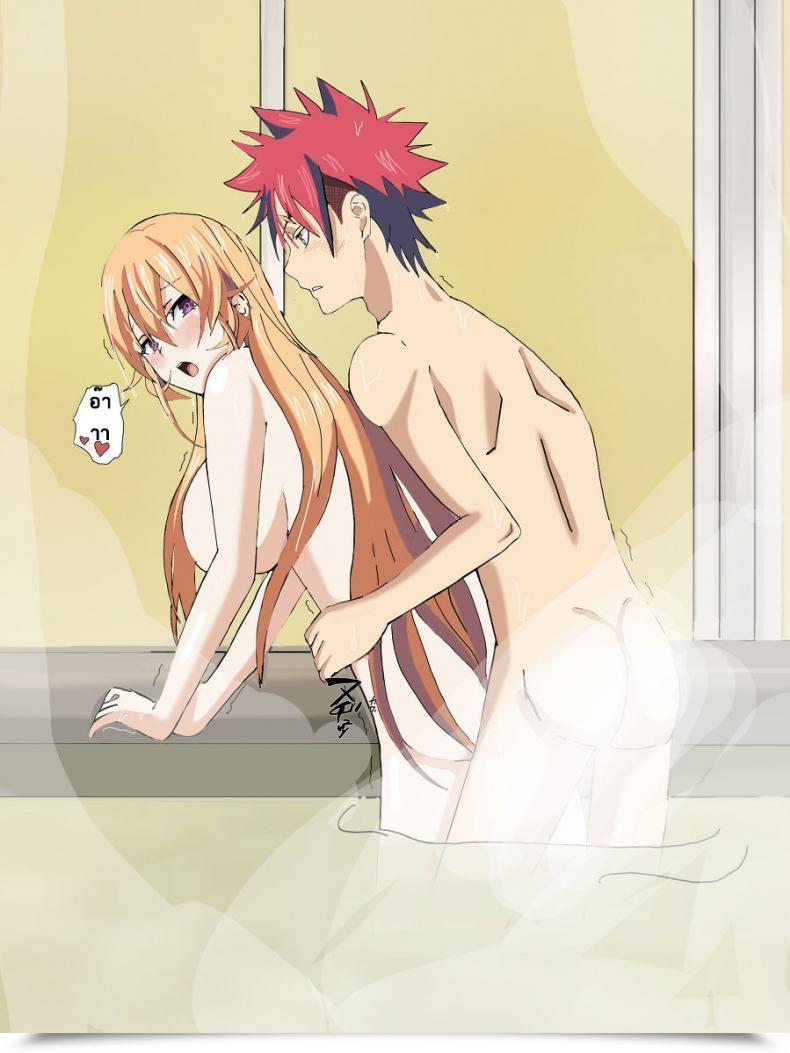 Doujin X นาคิริ Hiyori Chan Somaxerina Sizzling Spring Shokugeki No Soma โดจินแปลไทย 17