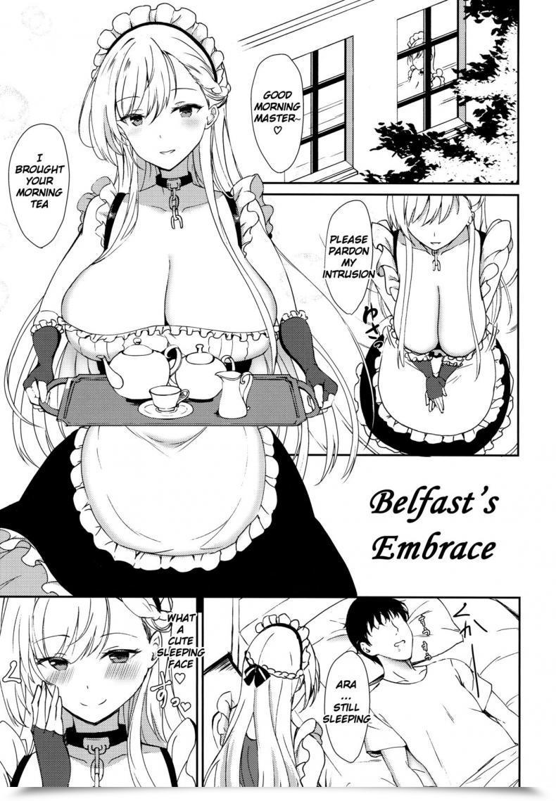 Doujin Comic1☆15 Kuronisiki Takaharu Belfast No Dakigokochi | Belfast'S Embrace Azur Lane English โดจินแปลไทย 3