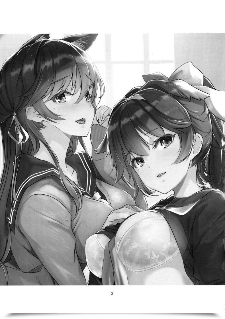 Doujin Nylon 100% Nylon Houkago Yuuwaku Takao To Atago Azur Lane โดจินแปลไทย 3
