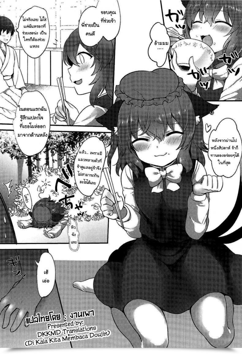 Doujin Meikasai 13 Kingyo Origin Kayama Rim Neko No Ongaeshi | A Cat'S Compensation Touhou Undertaking โดจินแปลไทย 5