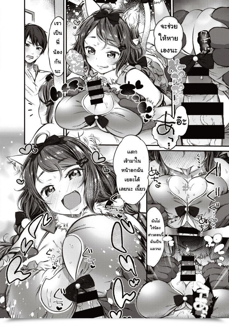 Doujin Saku Masu Wagahai Wa Nekodearu โดจินแปลไทย 15