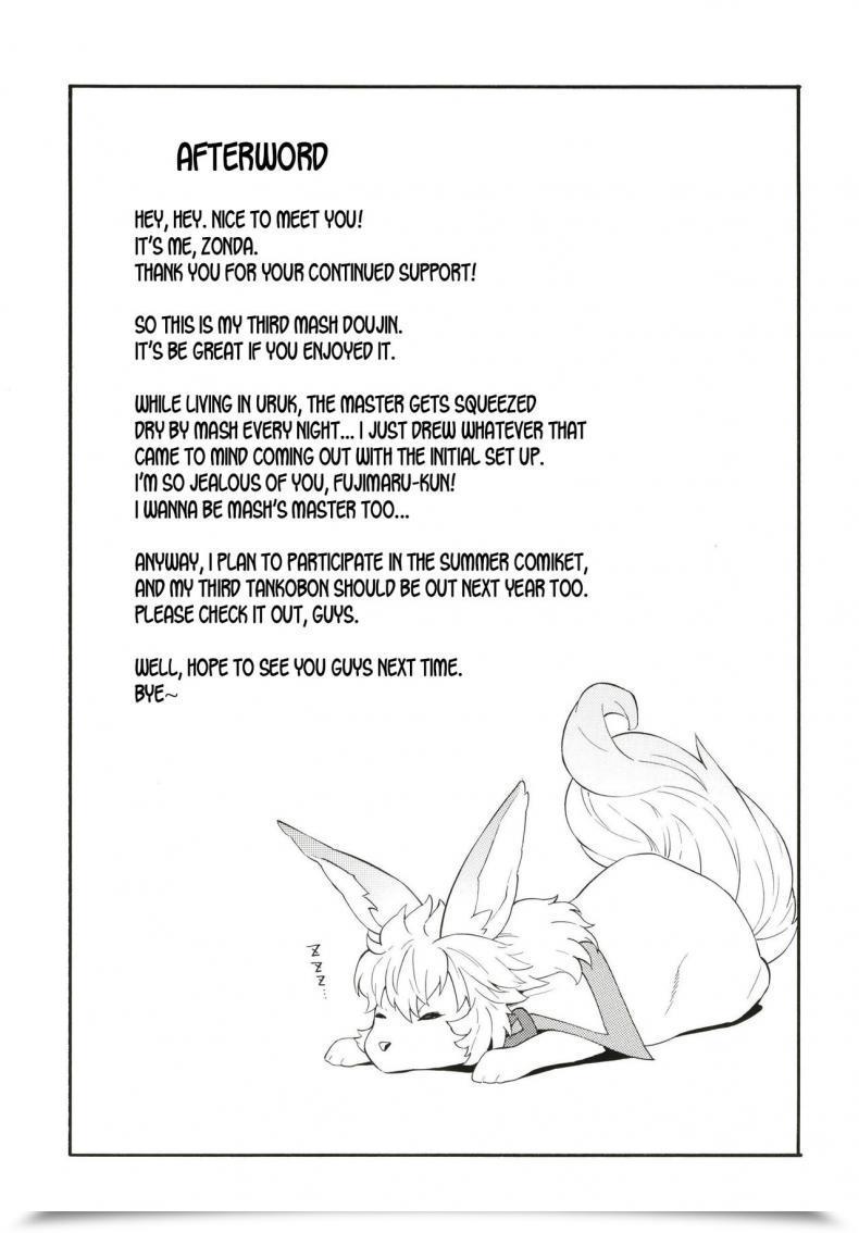 Doujin C97 Stable Air Zonda Senpai To Micchaku Shitai Desu Destiny Grand Order .Picsfolder โดจินแปลไทย 39