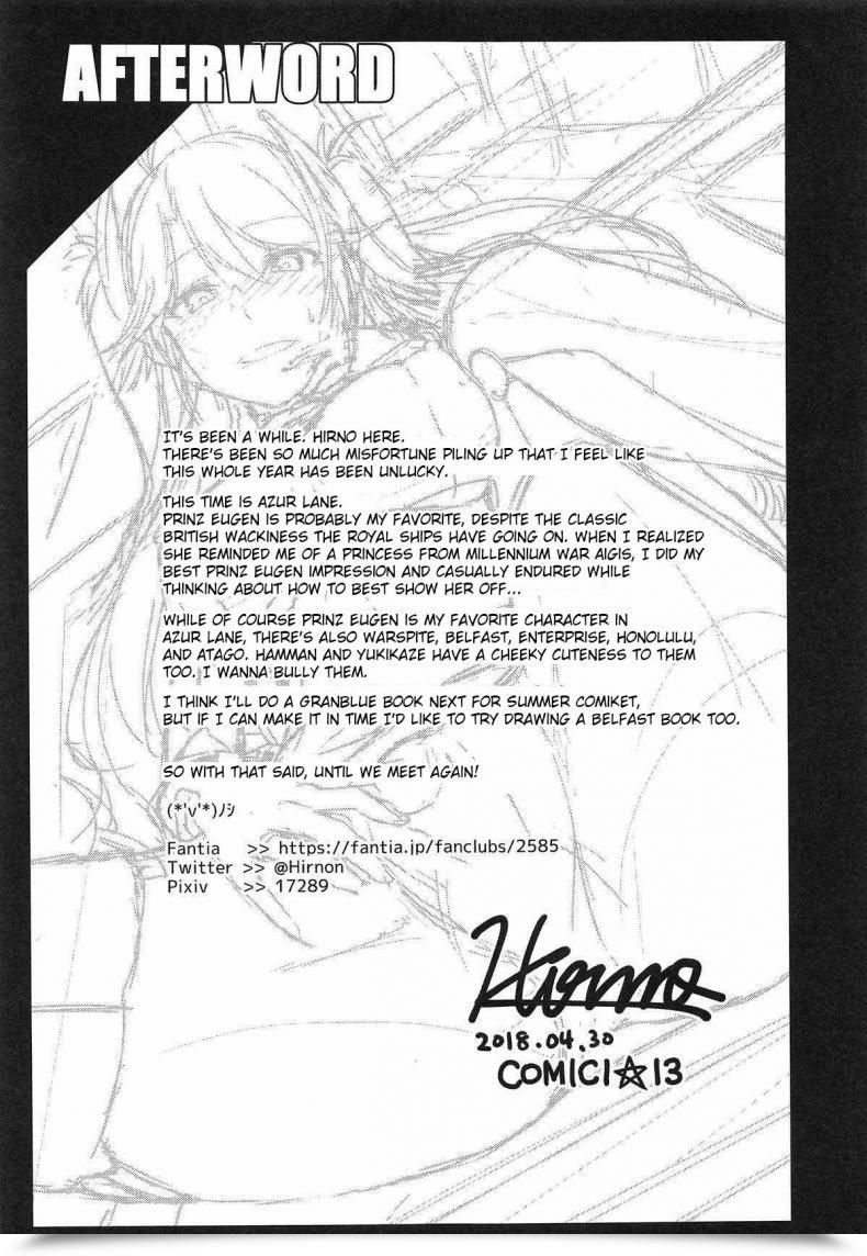 Doujin Zigzag Hirno Hishokan No Oshigoto - Secretarial Duties Azur Lane โดจินแปลไทย 49