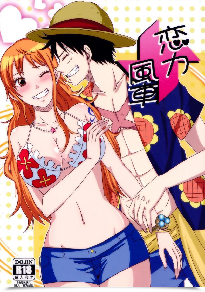 Doujin Osaka Daienkai! 3 Pucchu Echigawa Ryuuka Koijikara Kazaguruma One Piece โดจินแปลไทย 5