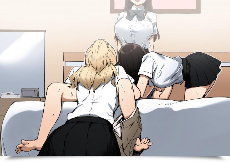 Doujin Sky Joshi Kōsei Wealthy Thots Half 1 โดจินแปลไทย 17