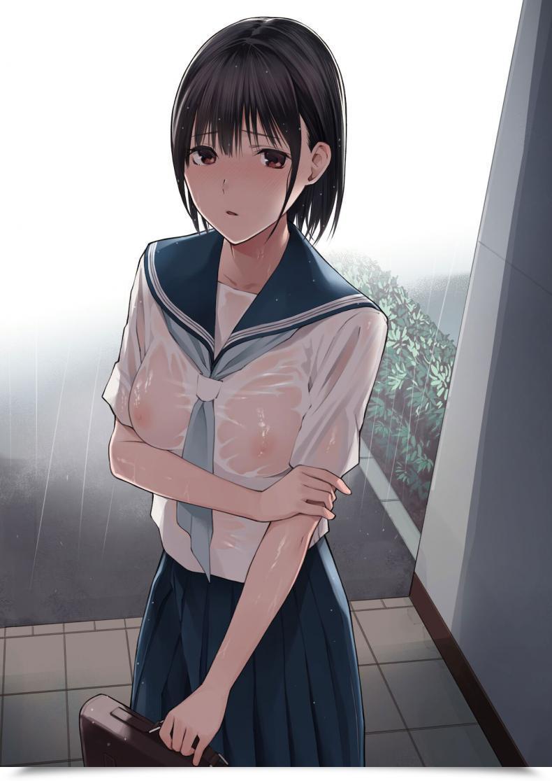 Doujin Workforce☆Fortunate Ame No Hello Wa, Honnori Chikubi โดจินแปลไทย 3