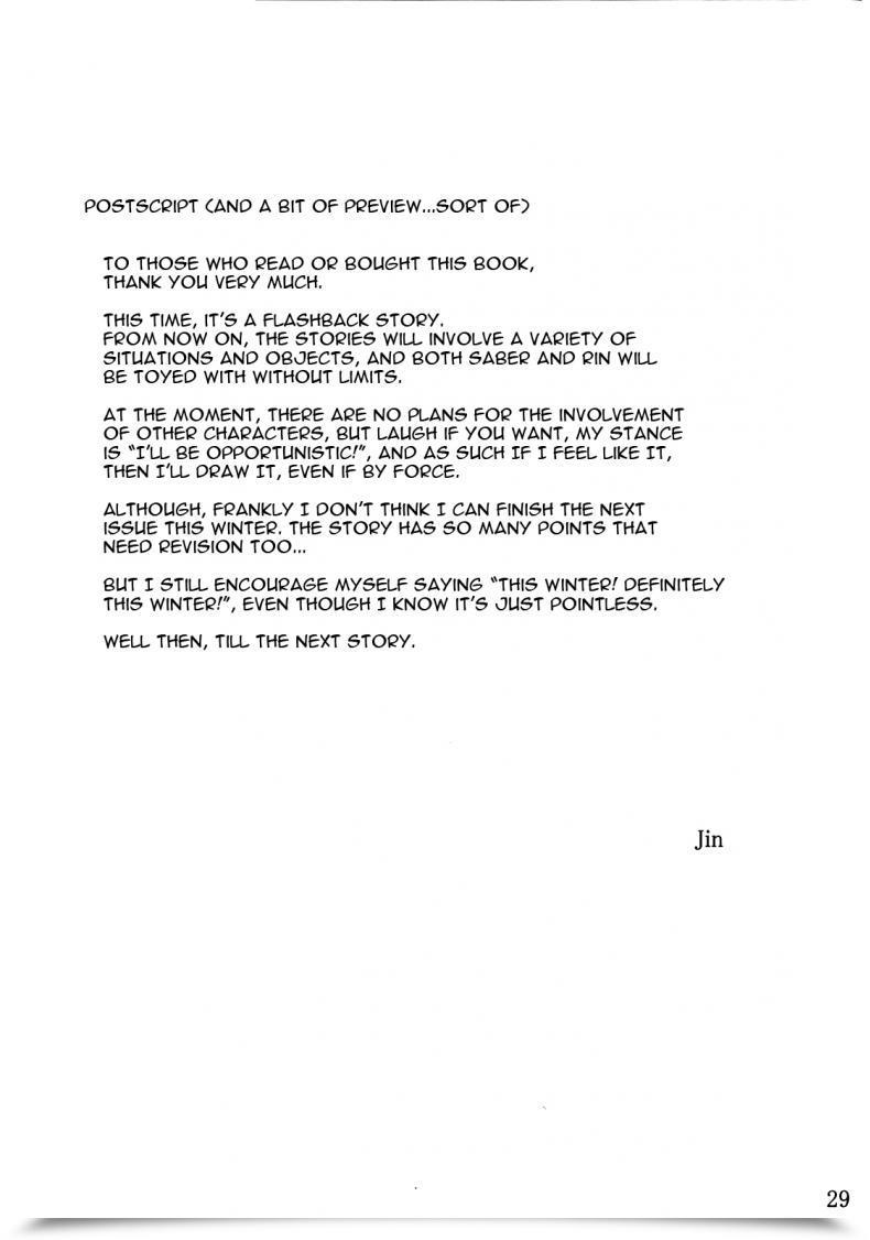 Doujin C71 Mtsp Jin Tohsaka-Ke No Kakei Jijou Destiny/Keep Evening Vol. 3 โดจินแปลไทย 55