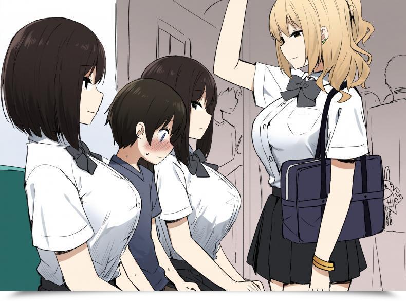 Doujin Sky Joshi Kōsei Wealthy Thots Half 1 โดจินแปลไทย 13