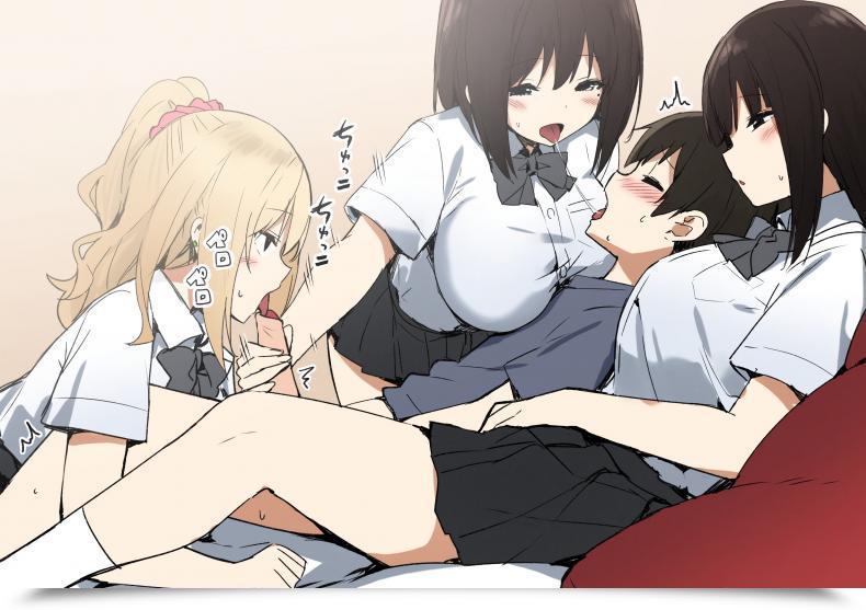 Doujin Sky Joshi Kōsei Wealthy Thots Half 1 โดจินแปลไทย 19