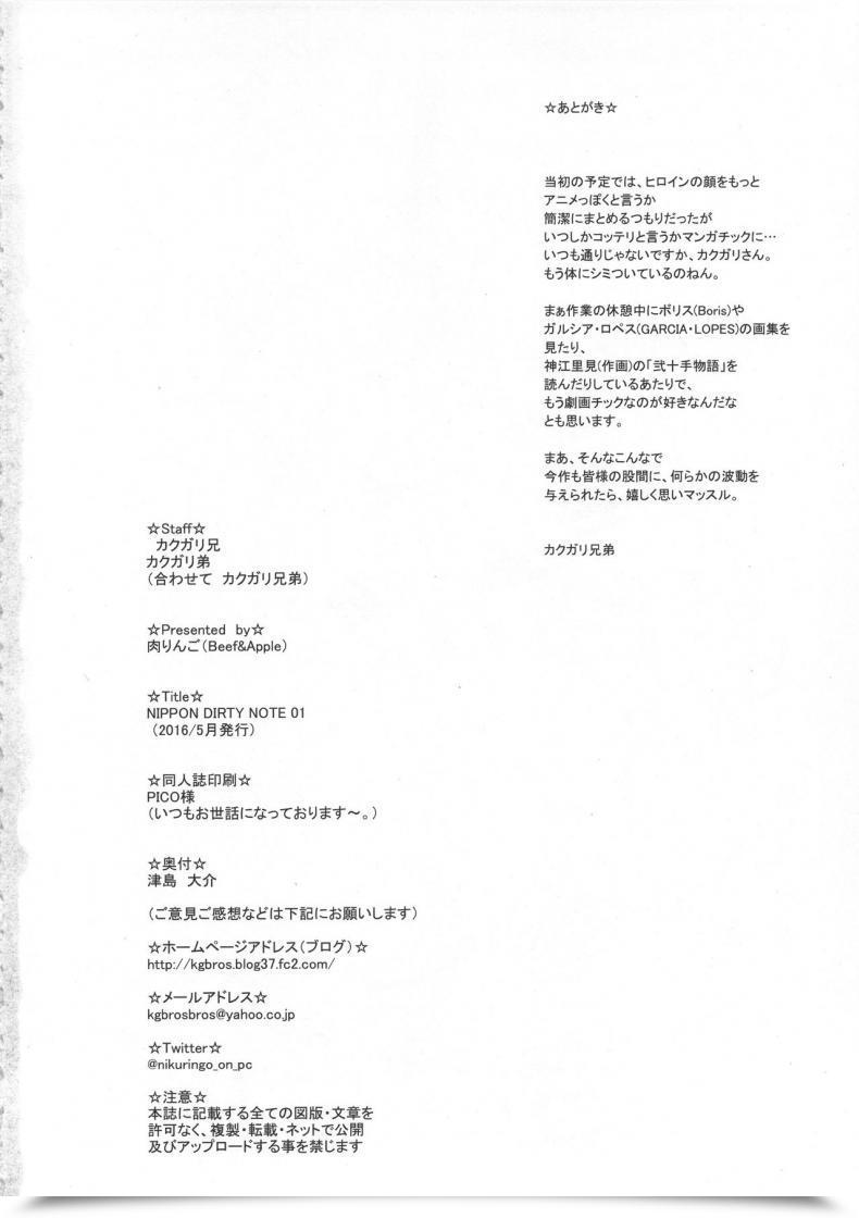 Doujin Comic1☆10 Niku Ringo Kakugari Kyoudai Nippon Soiled Word 01 โดจินแปลไทย 41